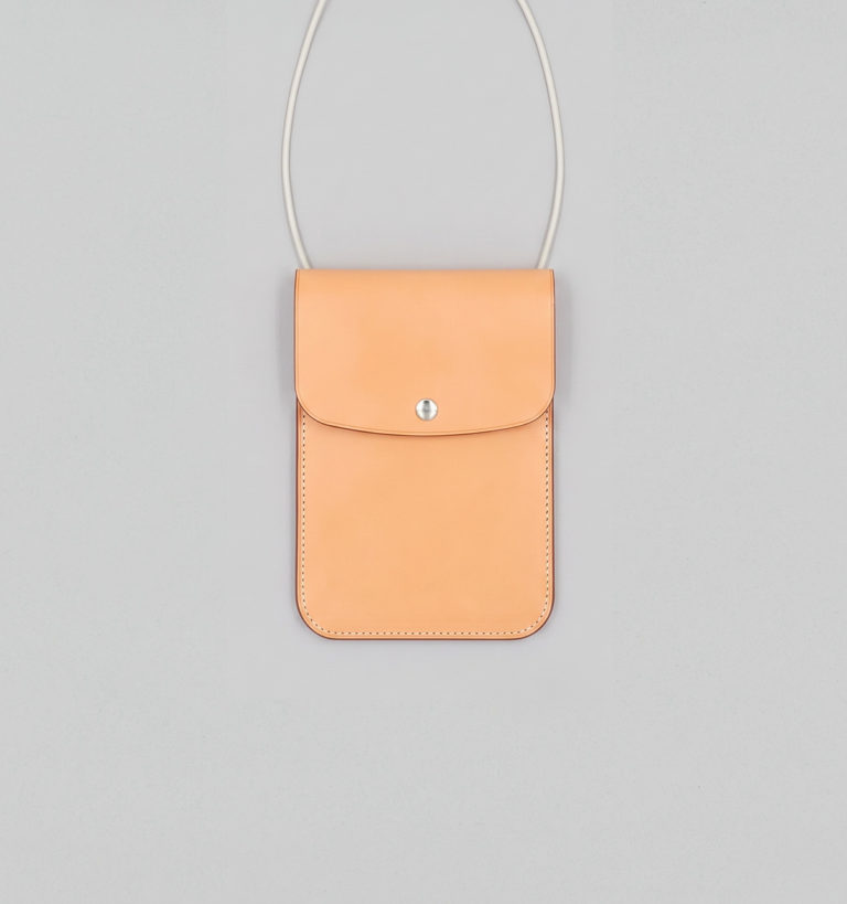 Natural Vegetable Leather Baranil Neck Pouch