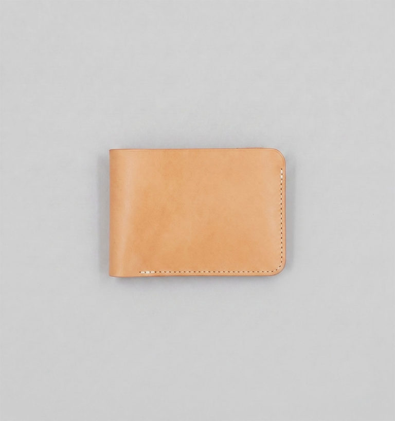 Natural Vegetable Leather Billfold Wallet