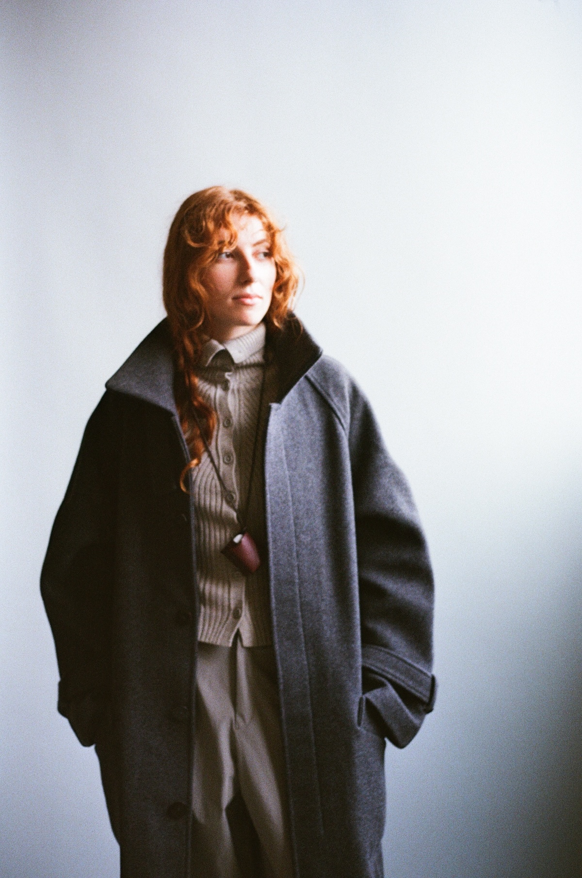 Étui pour Airpods Open Source en Taurillon Grainé Grenat