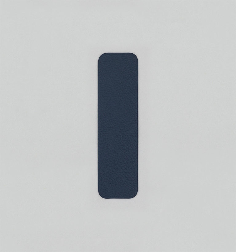 Navy Grained Taurillon Bookmark
