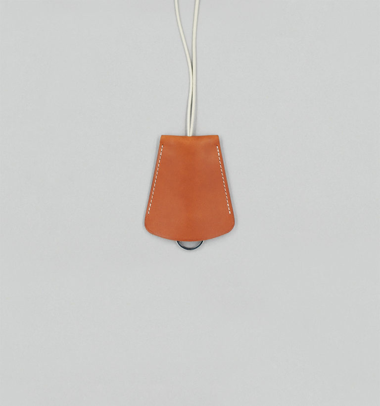 Porte-Clés Cloche en Veau Végétal Whisky