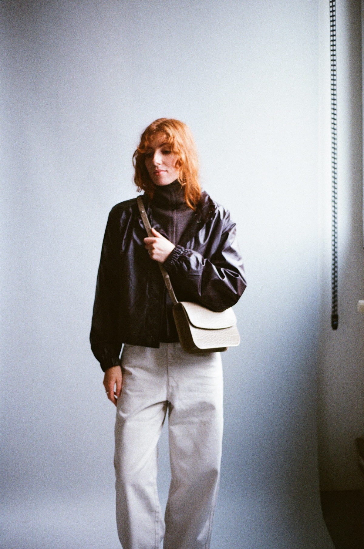 Sac à Rabat En Veau Embossé Façon Crocodile Mastic