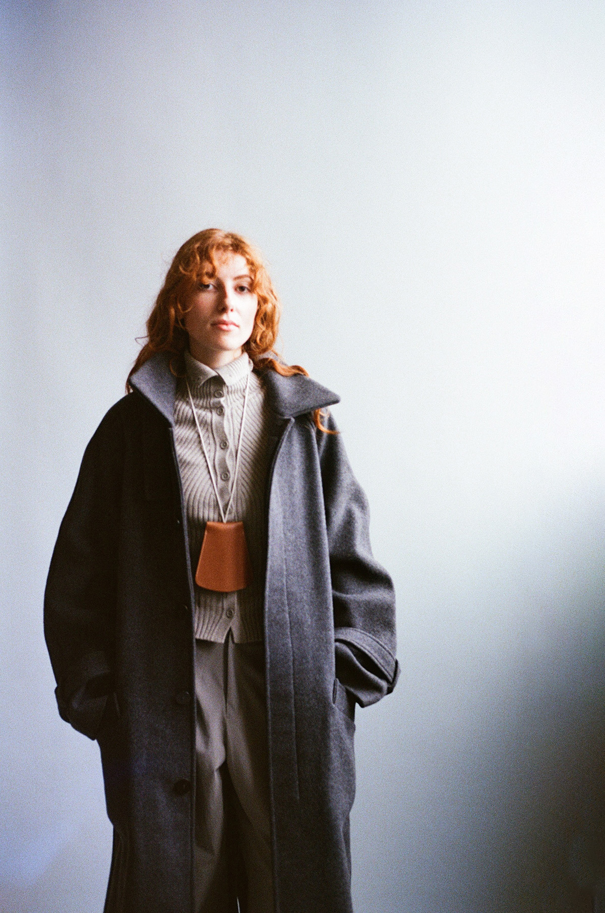 Grand Porte-Clés Cloche en Veau Végétal Whisky