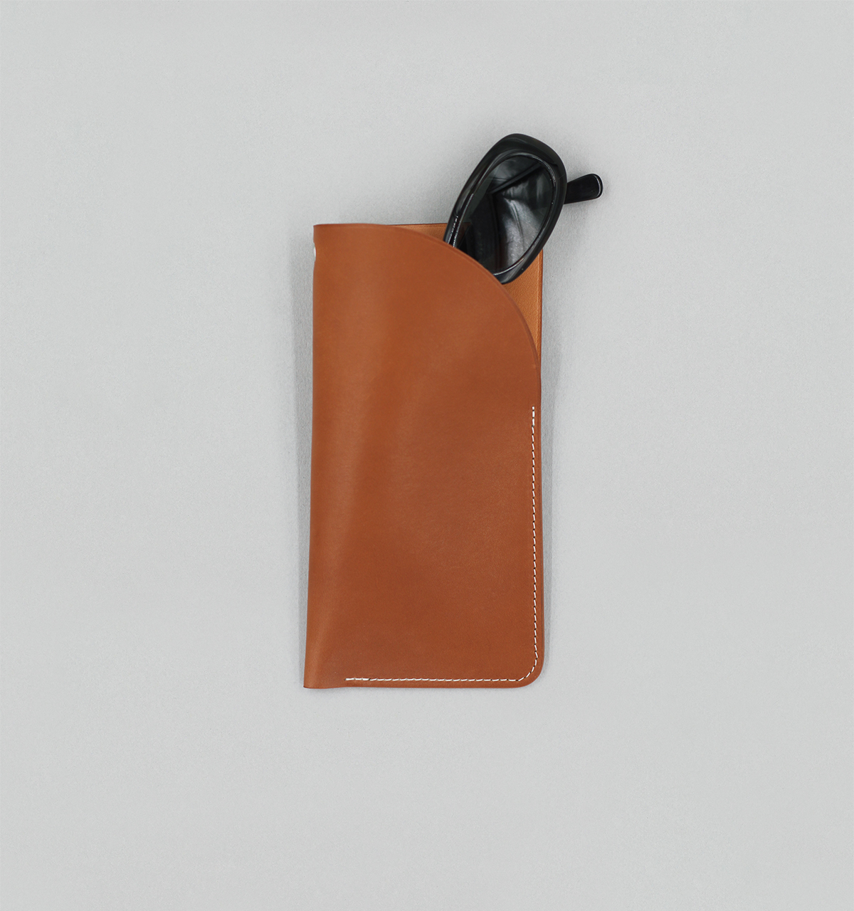 Grand Étui à Lunettes en Veau Baranil Gold