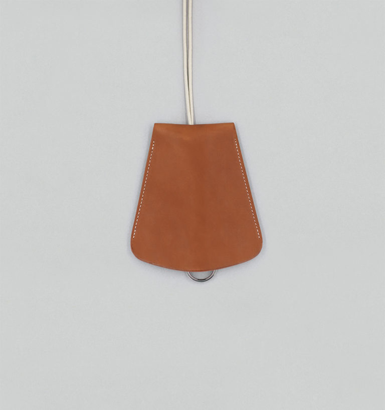 Grand Porte-Clés Cloche en Baranil Gold