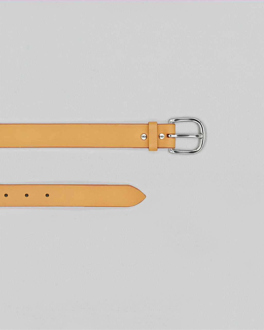 181 - Gold vegetable calf belt
