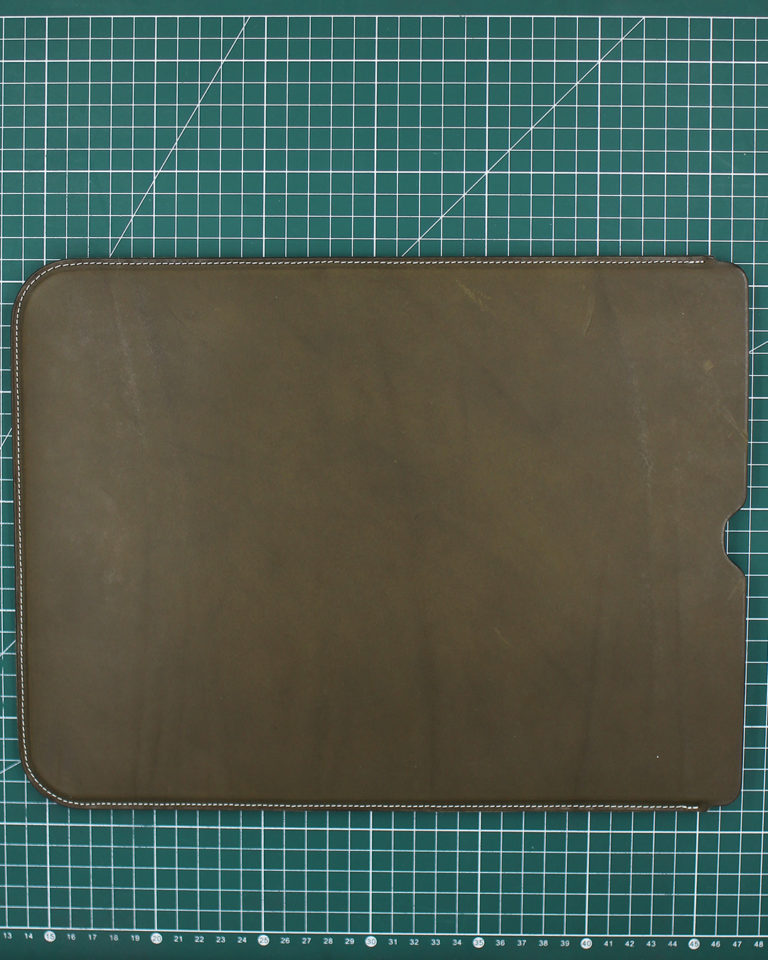 106 - Olive Vegetable Calf 13" Laptop Sleeve