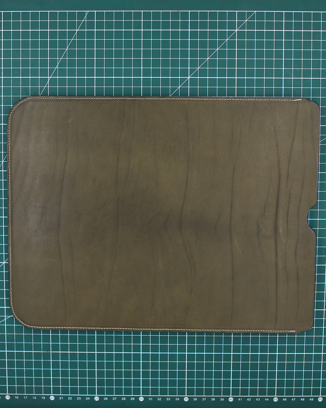 106 - Olive Vegetable Calf 13" Laptop Sleeve