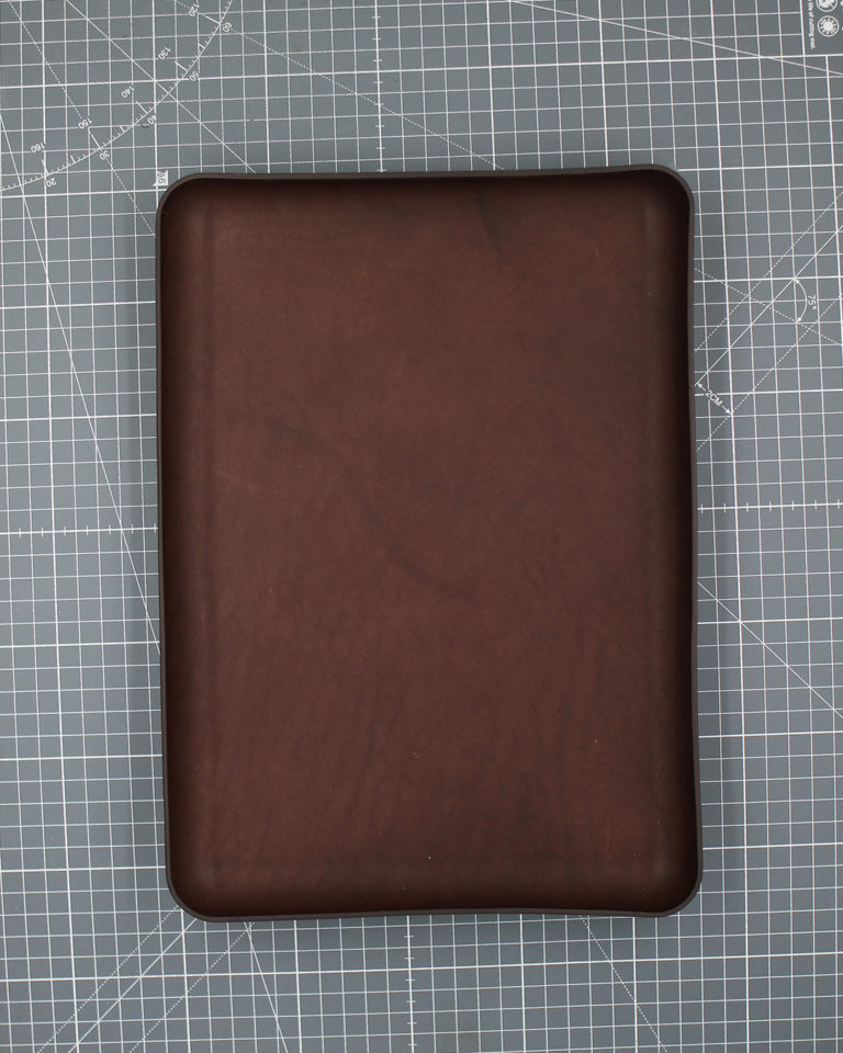 109 - Ebony Vegetable Calf A4 molded tray