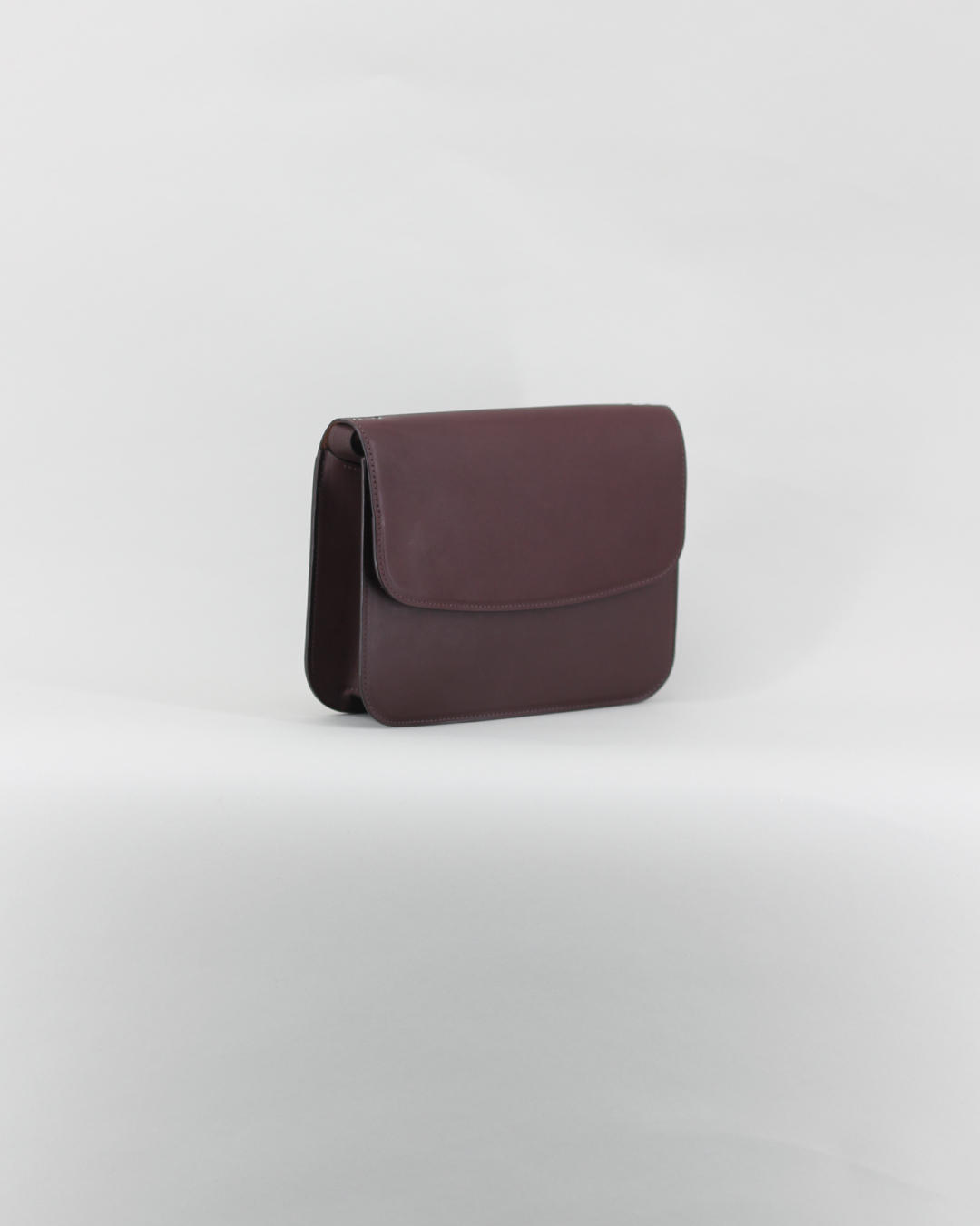 150 bis - Chocolate baranil calf flap bag