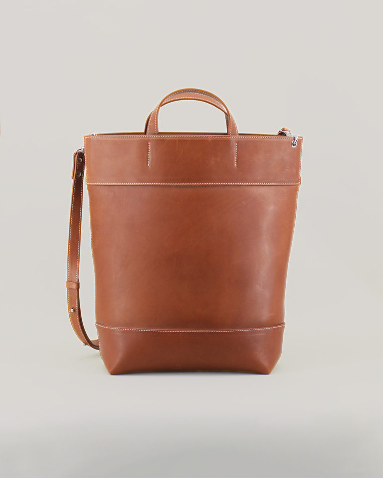 151 - Gold Baranil Calf Three Panels Tote Bag