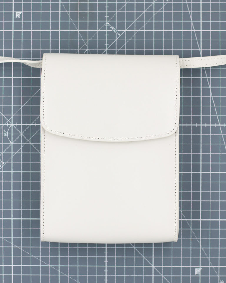169 - Off-White Liégé Calf Flap Pouch