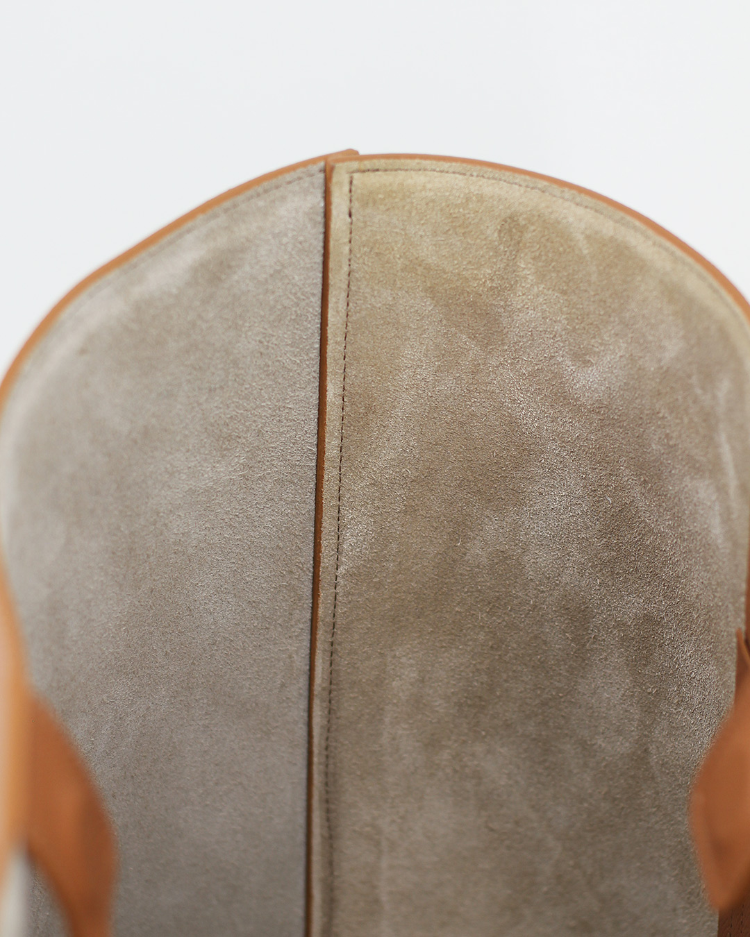 177 - Camel Cross-Hatched Grained Calf Tote Bag