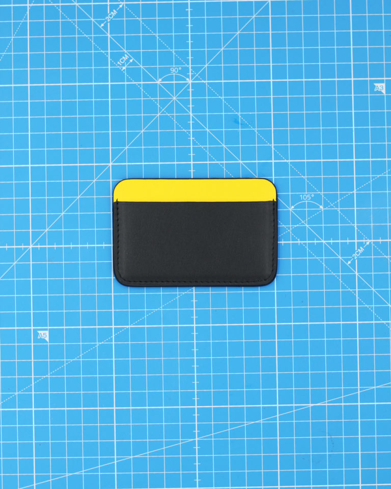 1 - Yellow Smooth Calf Leather Cardholder