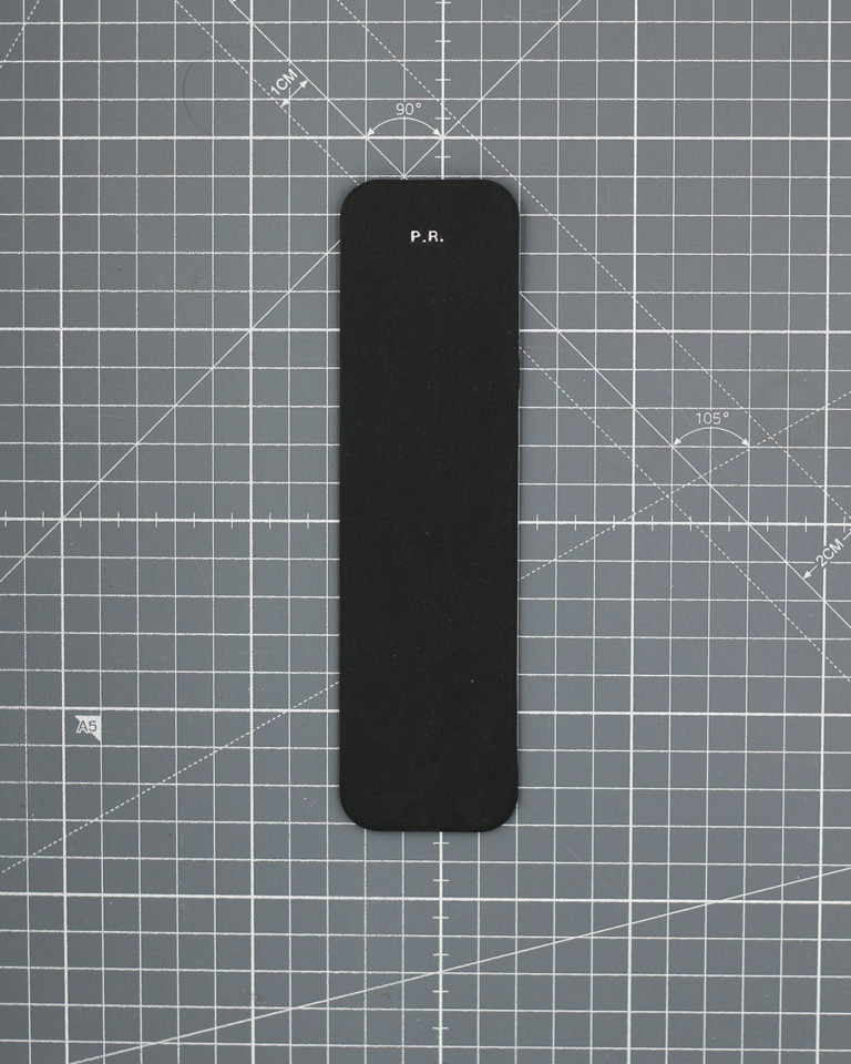 26 - Black Double-Tanned Calf Bookmark