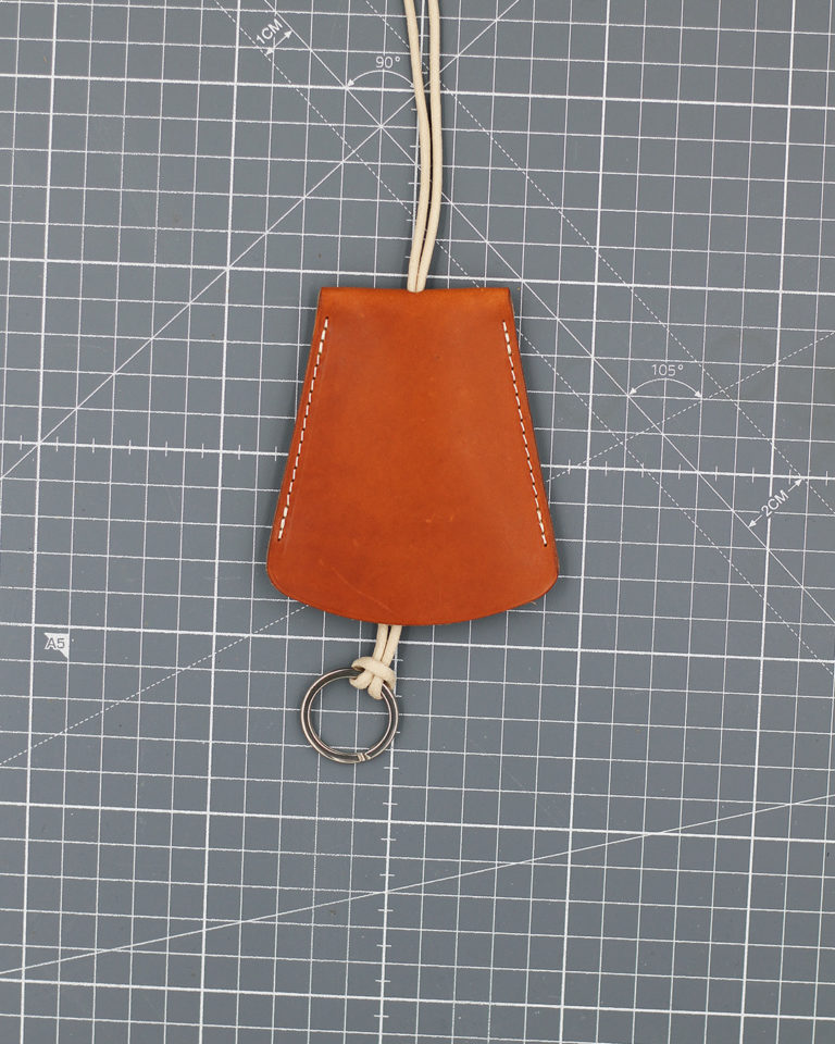 39 - Whiskey Vegetable Calf Leather Bell Key-Holder