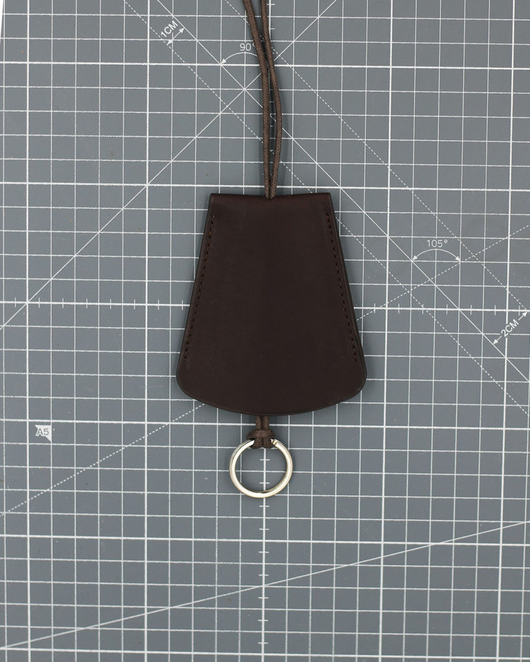 41 - Chocolate Double-Tanned Calf Bell Key-Holder