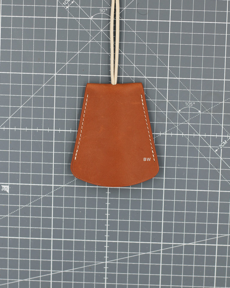 45 - Gold Baranil Calf Leather Bell Key-Holder