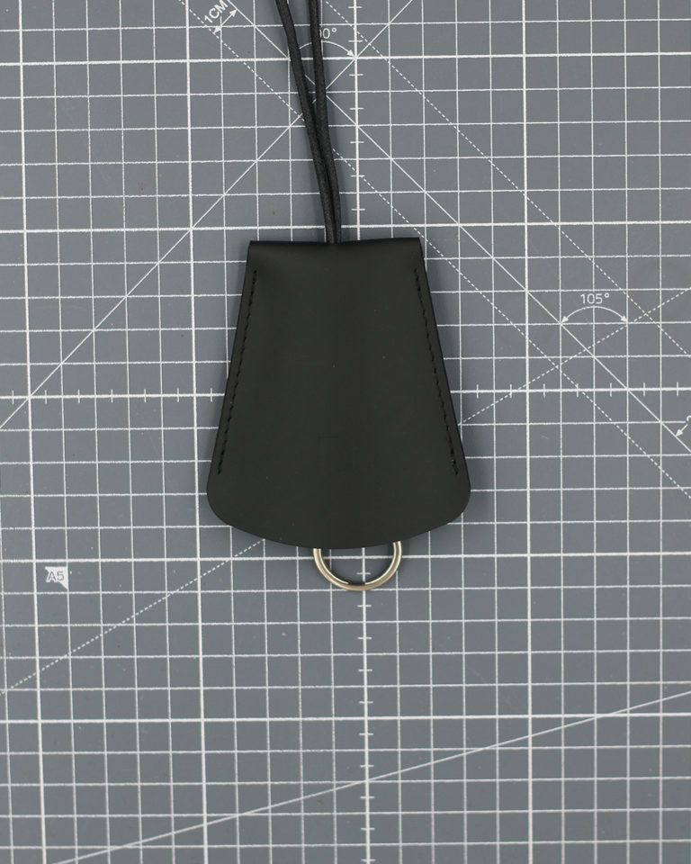48 - Black Smooth Calf Bell Key-Holder