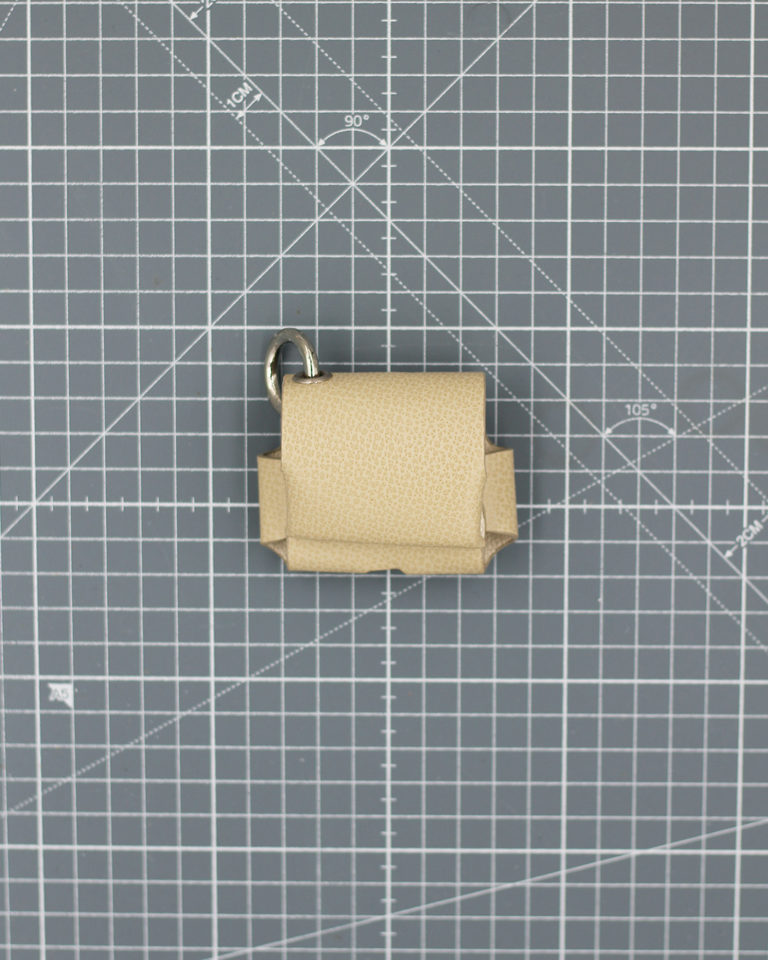 59 - Sandstone White Two Tone Leather Open Source Airpods Pro 1-2 Case