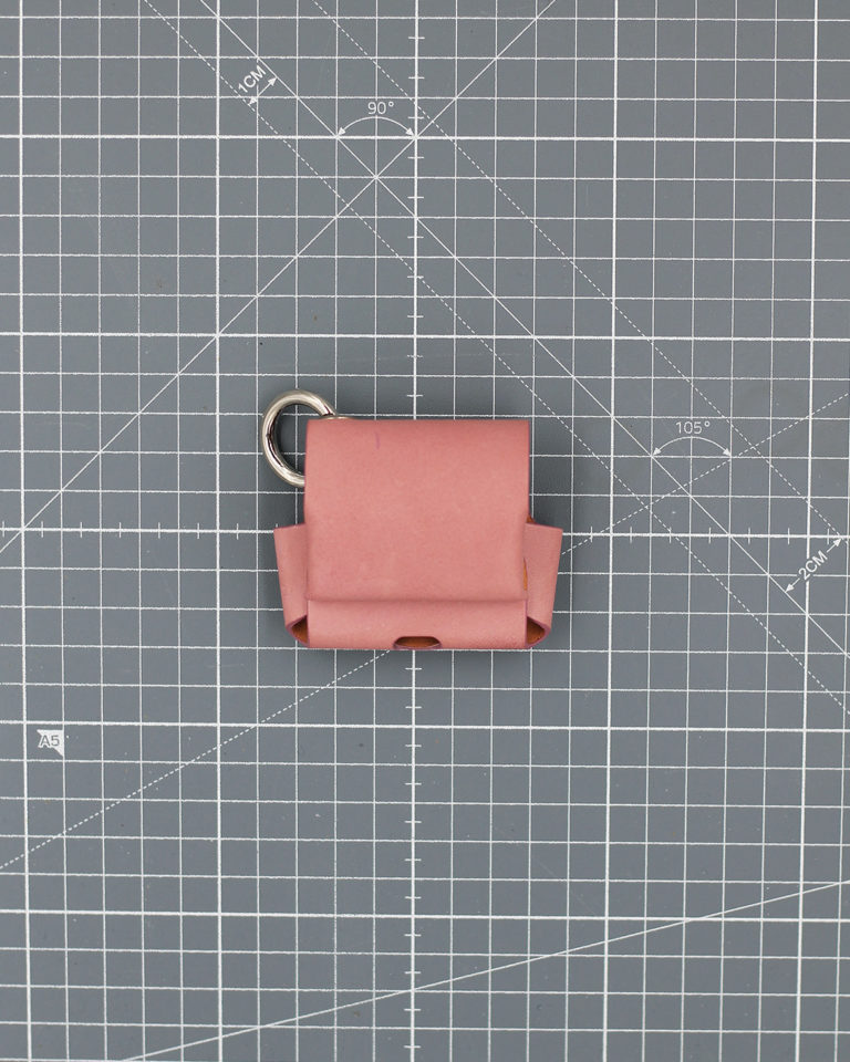 62 - Persian Pink glove leather Open Source Airpods Pro 1-2 Case