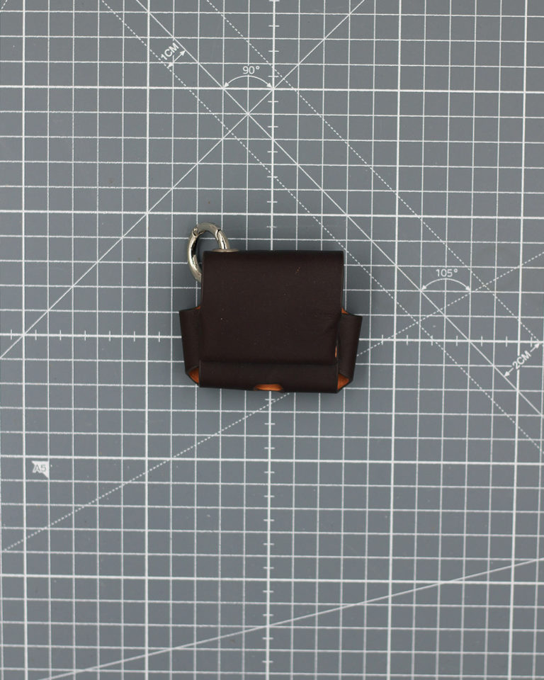 63 - Chocolate Double-Tanned Calf Open Source Airpods Pro 1-2 Case