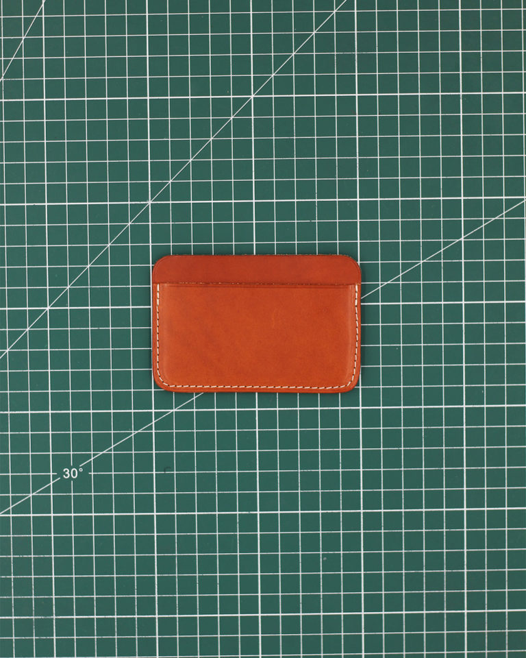 8 - Whiskey Vegetable Calf Leather Cardholder
