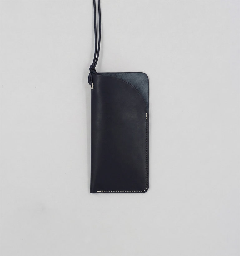 Black Vegetable Calf Glasses Sleeve