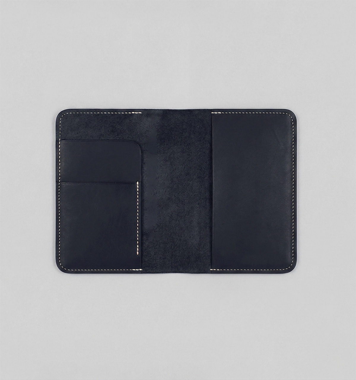 Black Vegetable Calf Passport Cover