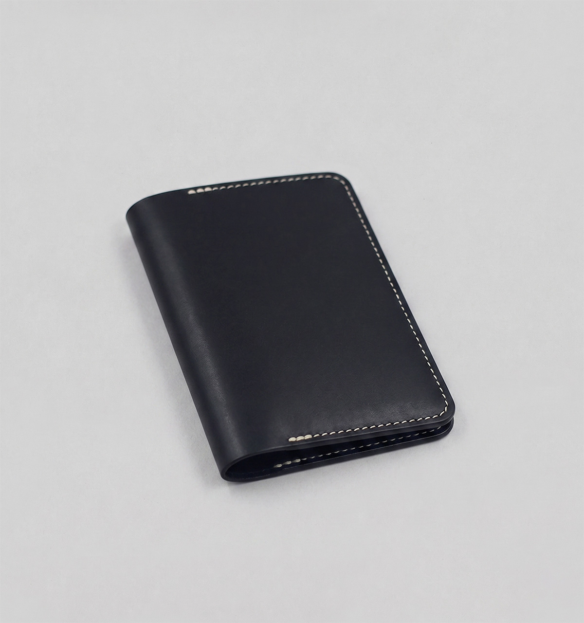 Black Vegetable Calf Passport Cover