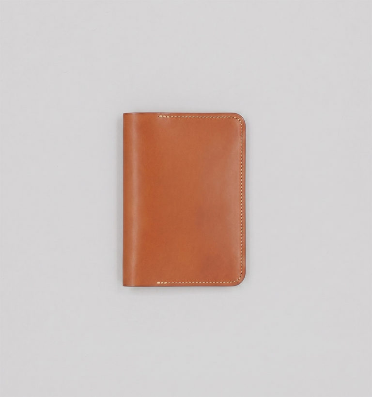 Whiskey Vegetable Calf Passport Cover