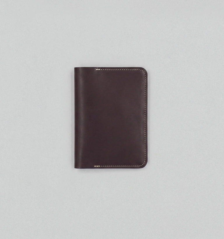 Chocolate Vegetable Calf Passport Cover