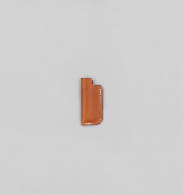 Étui à Briquet en Veau Végétal Whisky