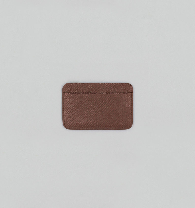 Bark Brown Russian Calf Cardholder