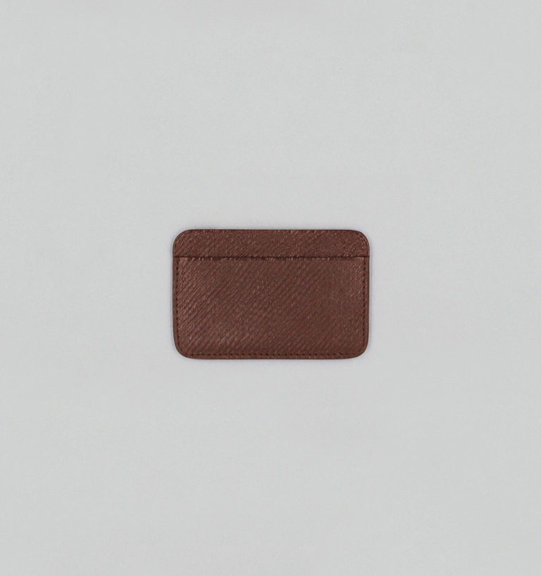 Bark Brown Russian Calf Cardholder