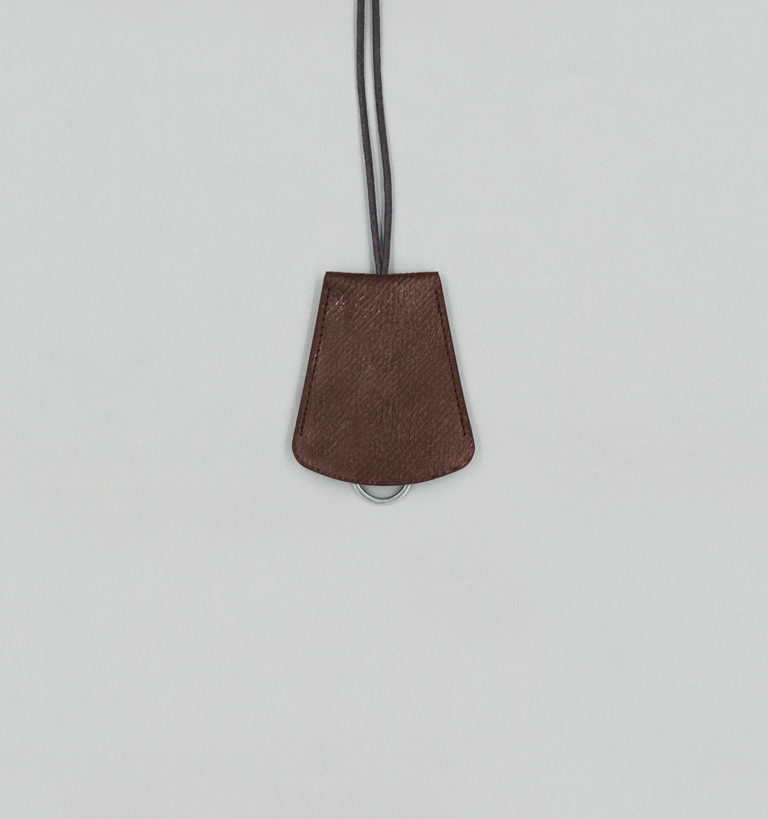 Porte-Clés Cloche En Cuir de Russie Écorce