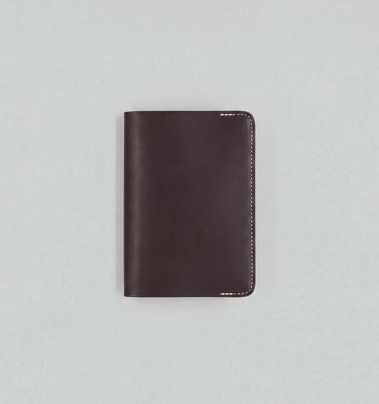 Protège-Cahier A6 en Veau Végétal Chocolat