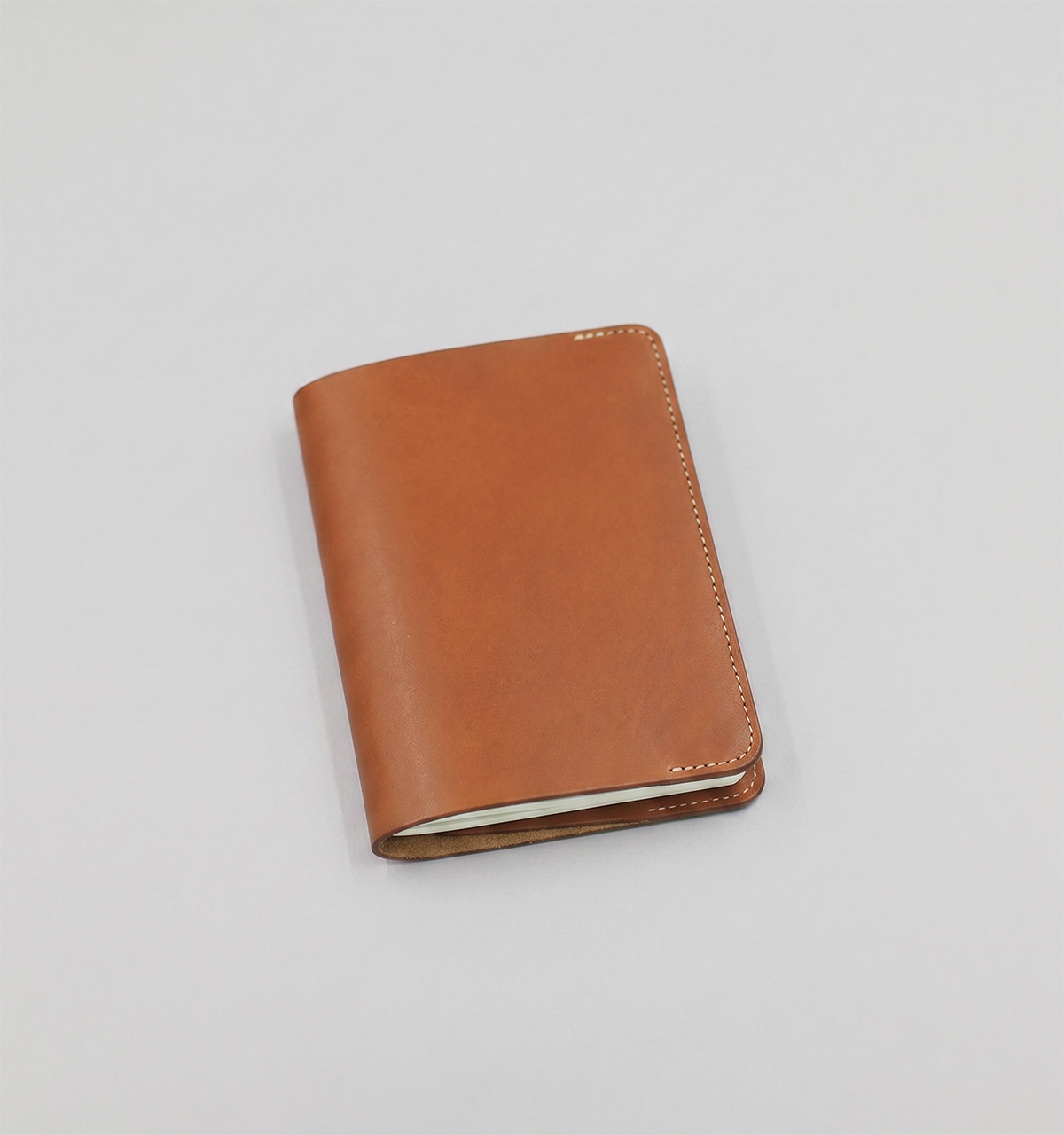 Protège-Cahier A6 en Veau Végétal Whisky