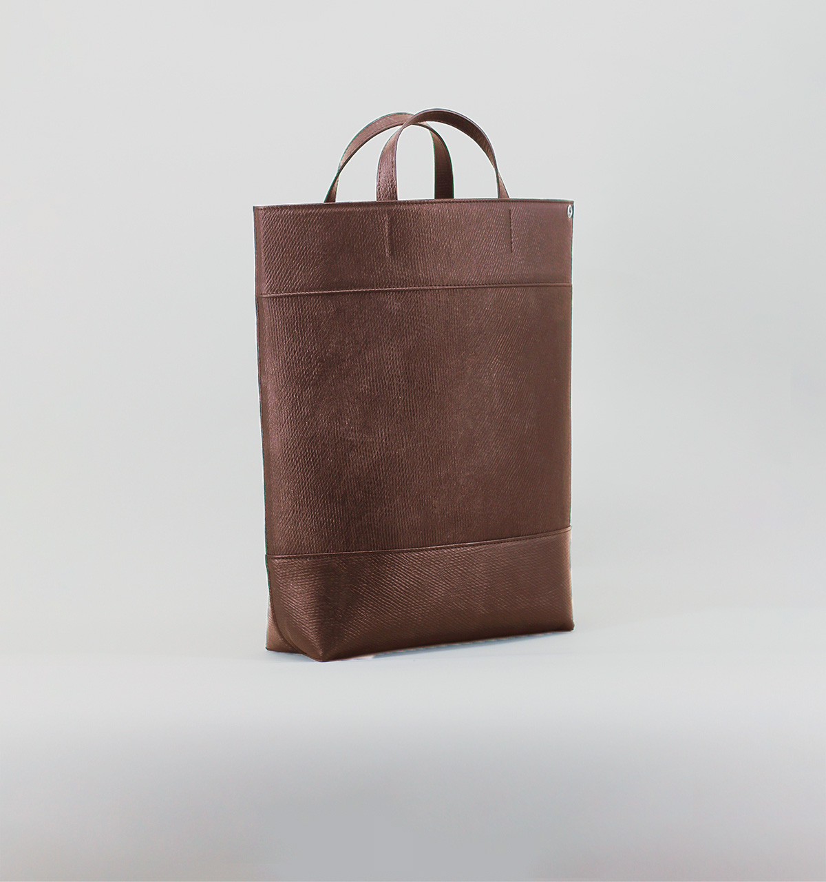 Sac Cabas Trois Pans En Cuir de Russie Écorce